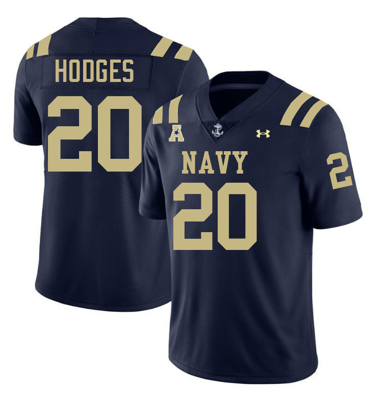 Navy Midshipmen #20 TK Hodges College Football Jerseys,Apparels Stitched-Navy Navy Midshipmen #20 TK Hodges College Football Jerseys,Apparels Stitched-Navy